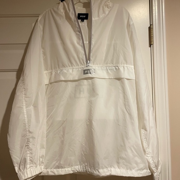 HUF Quarter-Zip Windbreaker with Hood - Picture 4 of 5
